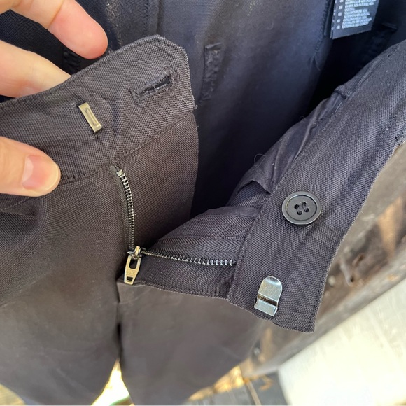 COS Men’s Black Cotton Lyocell Trouser Pants Sz 32R/48 EU - Picture 6 of 15